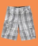 Hurley Little Boy Blasted Plaid Shorts