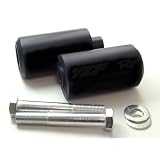 99-02 Yamaha YZFR6 'YZF R6' Logo Black Frame Sliders