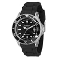 Schwarze Madison New York Unisex Armbanduhr - Sonderedition mit durchsichtigem Uhrengeh�use