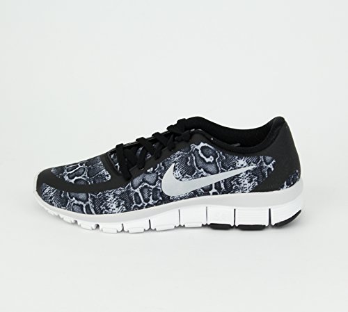 Nike Free 5.0 V4 NS PT Womens Black/Pure Platinum/White Running Sneakers