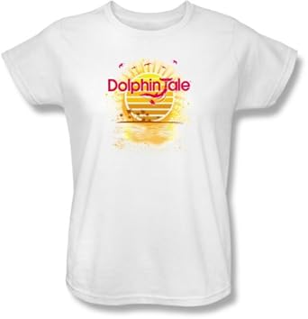 Dolphin Tale Sunset T Shirt Ladies Short-Sleeve T-Shirt