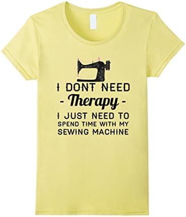Women's I Just Need to Spend Time With my Sewing Machine - Premium Cotton T-Shirt Small Lemon