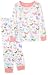 Apparel : Hatley Girls 2-6x "Social Butterflies" Polo P.J. Set