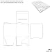 Large cardboard ballot / suggestion box with header - BAL5 - Pack of 3