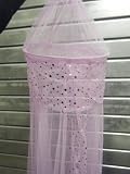 PINK Popsicle Sparkly Girly Bed Canopy Voile Net [Kitchen & Home]