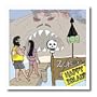 Rich Diesslins Funny General Cartoons - Halloween - Zombie Survivor Game Shows - Iron on Heat Transfers