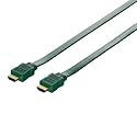 iBUFFALO AVケーブル HDMIプラグ:HDMIプラグ フラット 2.0m グリーン BSHD1120GR