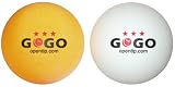1 Bag (144 balls) GOGO 3-Star 40mm Table Tennis Ball, Price for 1 Gross, Ping Pong Ball