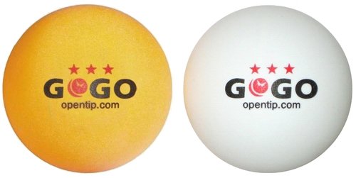 1 Bag (144 balls) GOGO 3-Star 40mm Table Tennis Ball, Price for 1 Gross, Ping Pong Ball