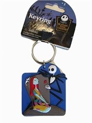 Nightmare before Christmas Jack & Sally Keychain