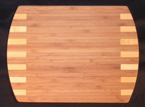 Two Tone Baby Piano Bamboo Cutting Board 11-1/2 x 8-1/2 [CAPITOL CITY LUMBER]