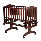 Dream On Me Lullaby Cradle Glider, Cherry, Small