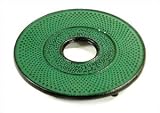 Hobnail Cast Iron Teapot Trivet Green #TB20-AG