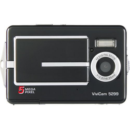 Childrens Toyshop  Electronics : VIVITAR 5299 5.0MP DIGITAL CAMERA - BLACK + 1GB SD CARD