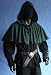 GUGEL MITTELALTER BAUER LANDKNECHT LARP GOTHIC-5002 dunkelgrün