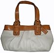 Women's Coach Purse Handbag White/Camel Soho Pl Td Leather Tote 13732