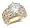 3.25 Carats Brilliant Cut Cubic Zirconia Engagement Ring