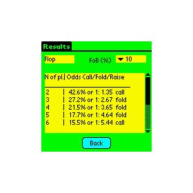 Texas Hold'em Calculator downloadable Software