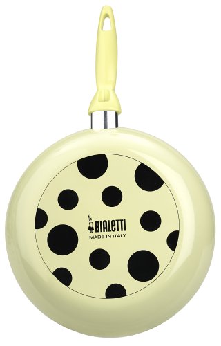 Bialetti 11 Inch Yellow Polka-dot Saute by Bialetti