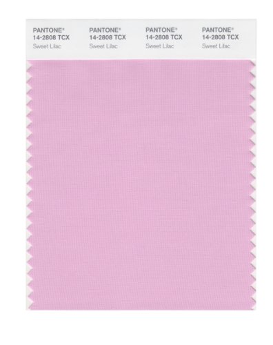 PANTONE SMART 14-2808X Color Swatch Card, Sweet Lilac