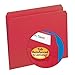 Smead File Folder, Reinforced Straight-Cut Tab, Letter Size, Red, 100 per Box (12710)
