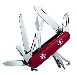 Victorinox Swiss Army Huntsman Boy Scout Pocket Knife (Red)