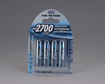 Ansmann NiMH Akku AA Mignon 2700 mAh 4er Pack