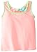 Rare Editions Little Girls' Pink Striped Turtle Applique Capri Set