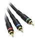 Cables To Go - 27083 - 12ft Velocity Component Video Cable (Blue)