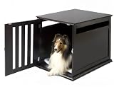 41BAC637Q6L. SL160  Homezone Dog Crate, Medium, Espresso