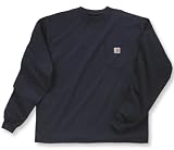 Mens CARHARTT Cotton Long Sleeve Workwear T-Shirt (ALL COLORS) (Sizes SML-4XL R / T) SPR-SUM FAL-WIN