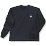 Mens CARHARTT Cotton Long Sleeve Workwear T-Shirt (ALL COLORS) (Sizes SML-4XL R / T) SPR-SUM FAL-WIN