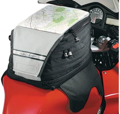 ROADGEAR Magnetic Jumbo Sport Tank Bag Silver Black