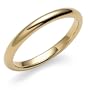 18k Yellow Gold 2.5mm Comfort Fit Plain Band