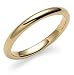 18k Yellow Gold 2.5mm Comfort Fit Plain Band