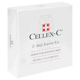 Cellex-C 2-Step Starter Kit, Serum for Sensitive Skin, Hydra 5 B-Complex, 1 kit