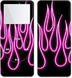 Pink Neon Flames - Apple iPod nano 1G (1st Generation) 1GB/ 2GB/ 4GB Protector Skin Decals - Faceplate Stickers