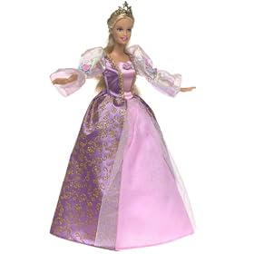 Barbie As Rapunzel Doll Make Her Hair Magically Grow Longer and Longer + Musical Hair Brush