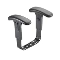 Adjustable T-Arms for Cava Task Chairs- Black