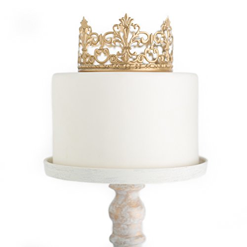 Gold Crown Cake Topper, Vintage Crown, Small Gold Wedding Cake Top, Princess Cake, The Queen of
