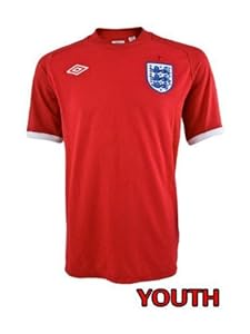 Umbro England Away Youth Shirt 10/11