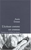 L'�criture comme un couteau