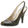 Jessica Simpson Women's Pensa Open Toe Platform Pump,Black West,6 M