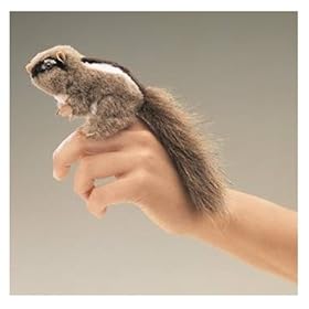  Folkmanis Mini Chipmunk Finger Puppet