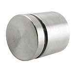 uxcell 広告釘ネイル　ガラススタンドオフ スクリューネジ　シルバートン　ステンレス鋼　30 x 30mm