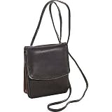Derek Alexander Leather Complete Small Wallet w/ Shoulder Strap or Belt Loop