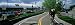Man Riding A Bicycle, Hudson River Park, New York, Usa Photographic Poster Print By Panoramic Images, 96x32
