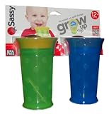 Sassy Grow Up Cup 9 Oz 2 Pk Pink/Yellow