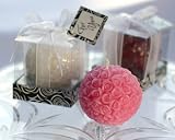 Candle Rose Ball Pink (24 per order) Wedding Favors
