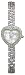 Geneve 14k Solid Gold & Diamond Heart Shaped Women's Watch - MOP - W21300